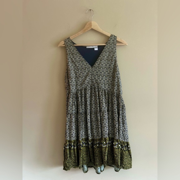 Sincerely Jules Boho Floral Mini Dress or Tunic, Size Large - Picture 2 of 8